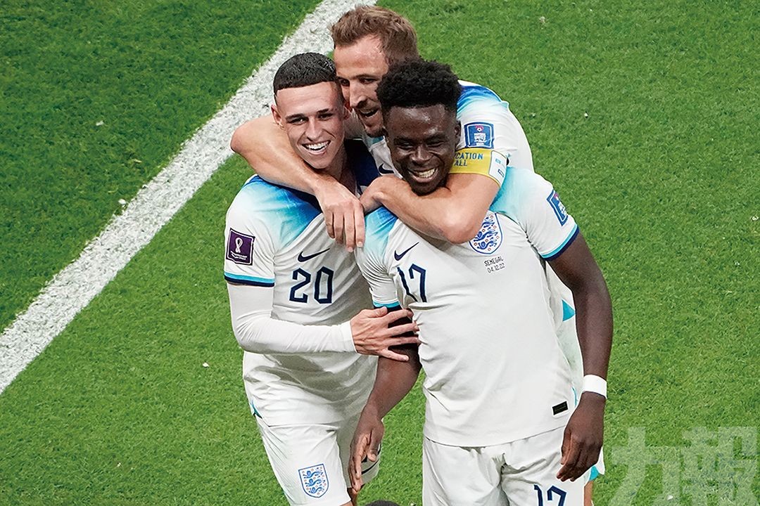 英格蘭完勝塞內加爾