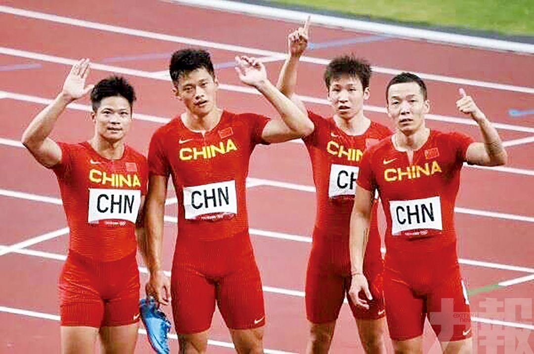 中國男子接力隊迎好消息